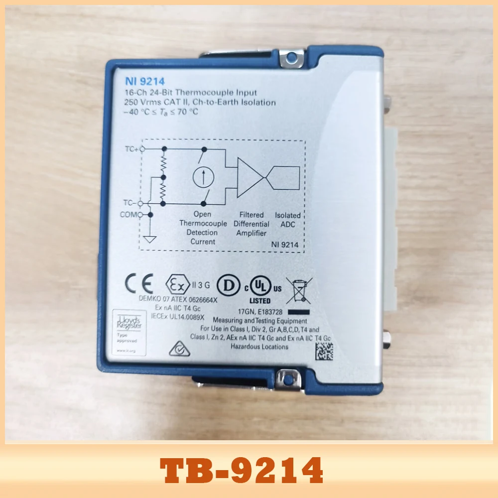 

For NI 9214 Temperature input module high-density thermocouple TB-9214