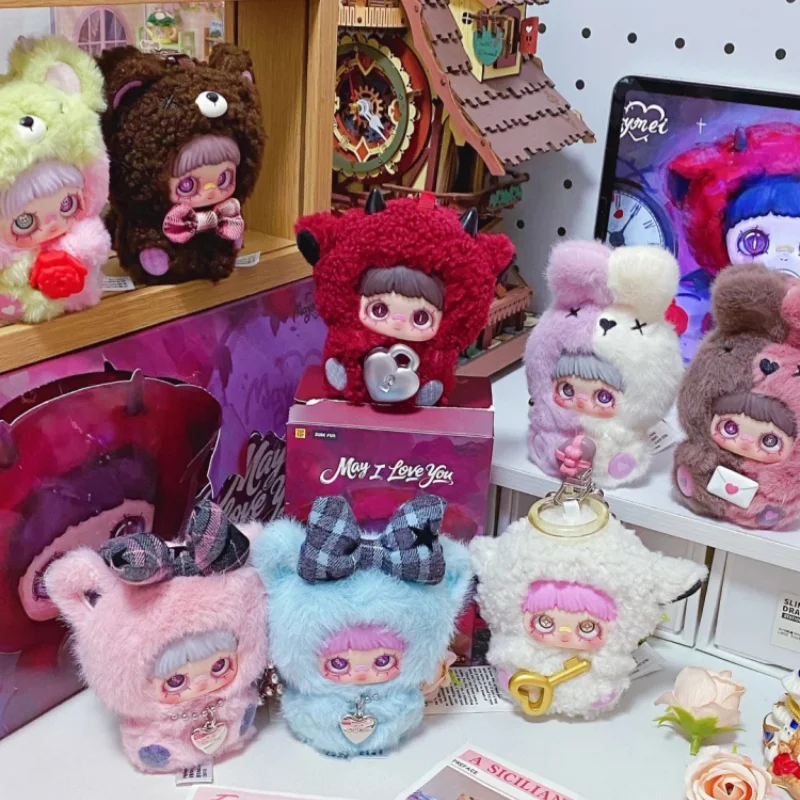 メイメイ「愛してるよ」シリーズ カワイイ ビニールペンダント ブラインドボックス - 誕生日飾り用ミステリーアニメフィギュアコレクタブル