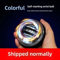 Self-Starting Silent Metal Wrist Strengthener Ball Luminous Hand Strength Training Ball Core Exercise Stress Relief Toy