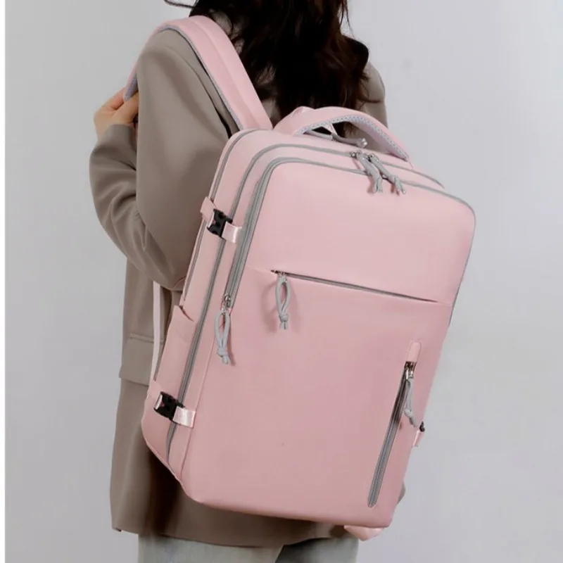 New Fashion Backpack for Women High Appearance Simple Commute Business Computer Backpack Men Large Capacity Travel School Bag