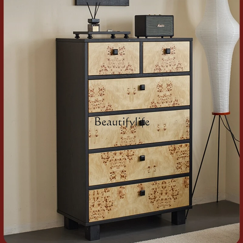 

Small apartment living room against the wall retro style storage bedroom locker