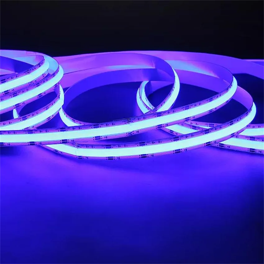 Free Shipping Decorating light high CRI density 840leds DC24V fcob fob RGBCW RGBCCT color cob led strip 21w/m 12mm PCB