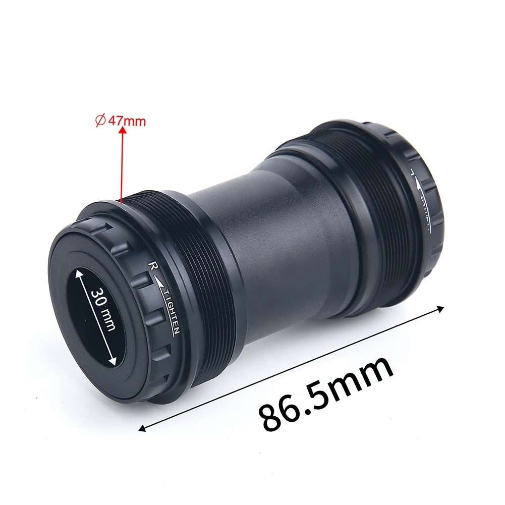 

Threaded Bottom Bracket For Mountain Bikes - T47-30 Standard 86.5MM Size With Sealed External Bearings 86.5-30mm Compatibility