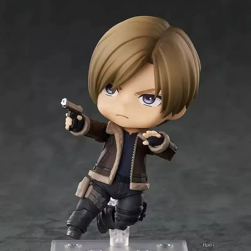 Resident Evil 4 Remake 2337 Leon S Kennedy Nendoroid Q Version Action Figure Anime Model Toy Desk Decor Gift Collectible view 3