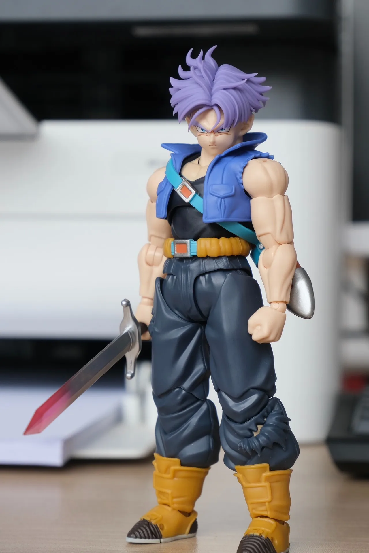 En Stock Shf Dragon Ball Z Futuretrunks 3,0 accesorios cabeza esculpida accesorios Anime colección figuras modelo Juguetes