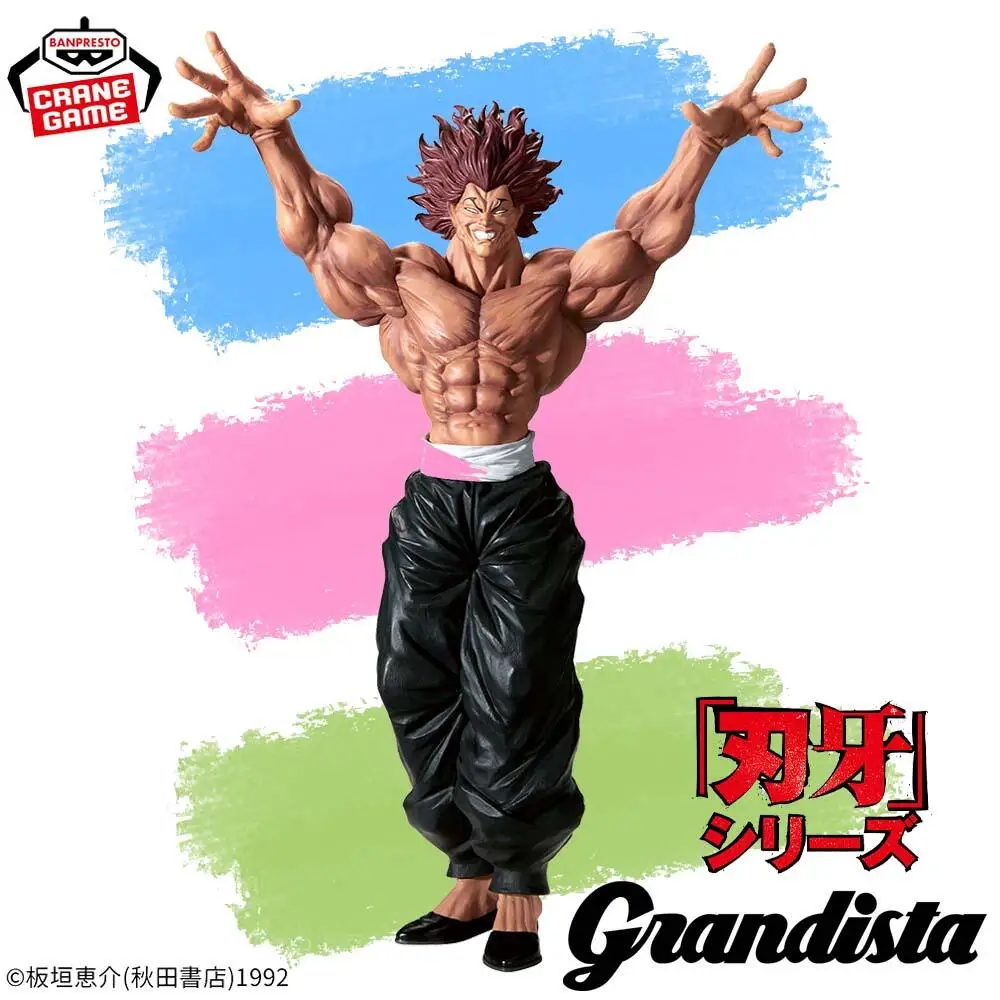 En Stock genuino BANPRESTO Grandista Baki Hanma Yujiro figura Anime modelo de juguete