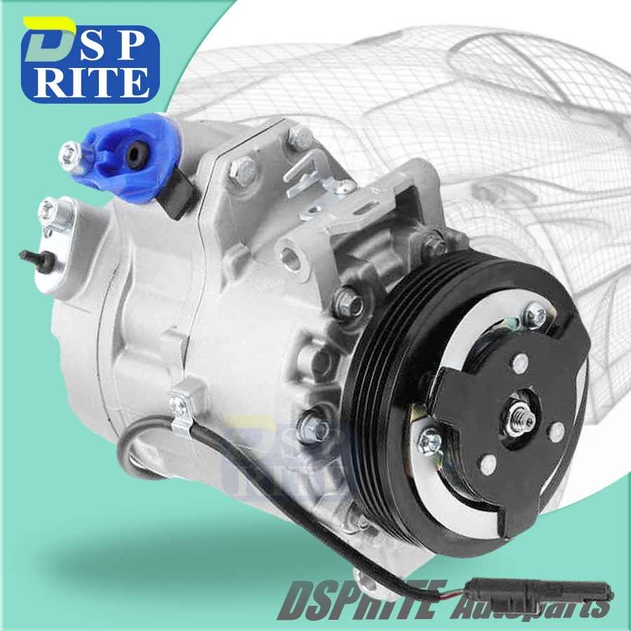 Auto AC Compressor 64529195975 For BMW X5 E70 4.8 2007 2008 AIR CONDITIONER COMPRESSOR 64509121760 64529185144 9121760