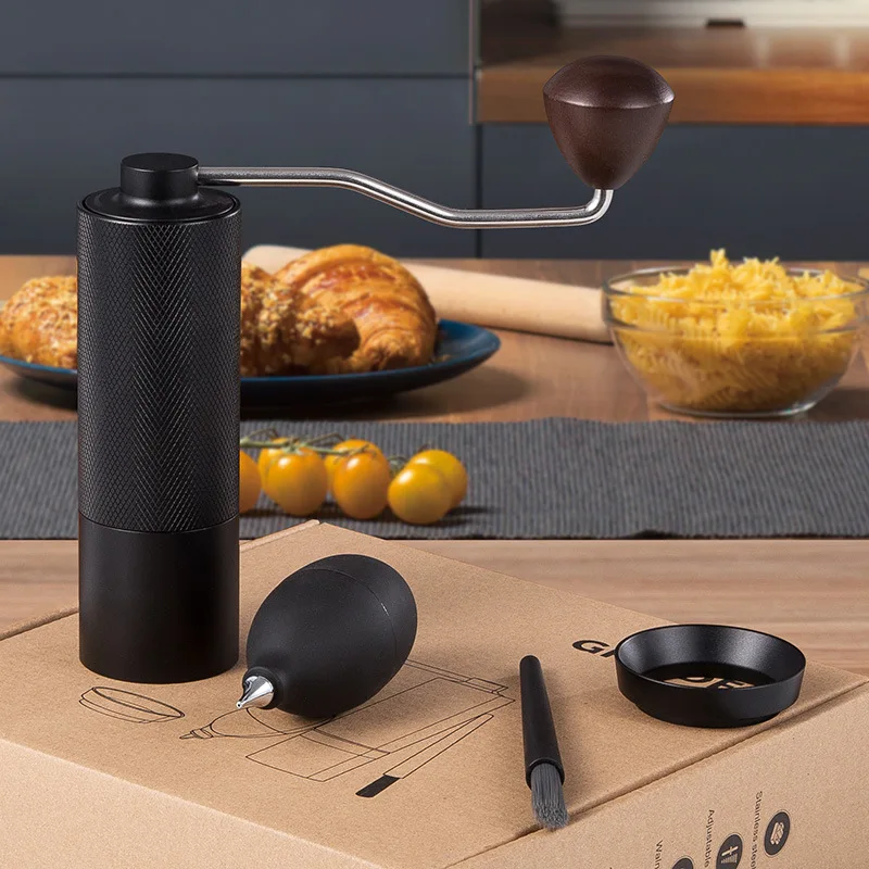 WISDOM Cleaning Manual Coffee Grinder Set  Mini Portable Cleaning Coffee Grinder 4 Pieces Set