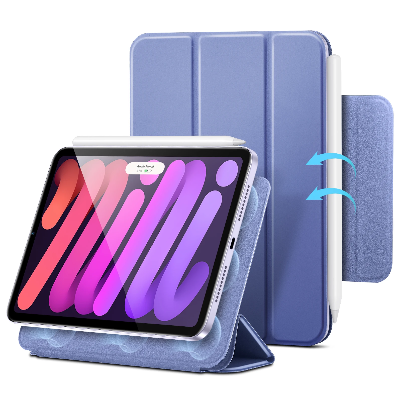 ESR für iPad Mini 7 A17 Pro Hülle Stoß- und Fallschutz Cover für iPad Mini 7./6. Generation Hülle (2024/2021)