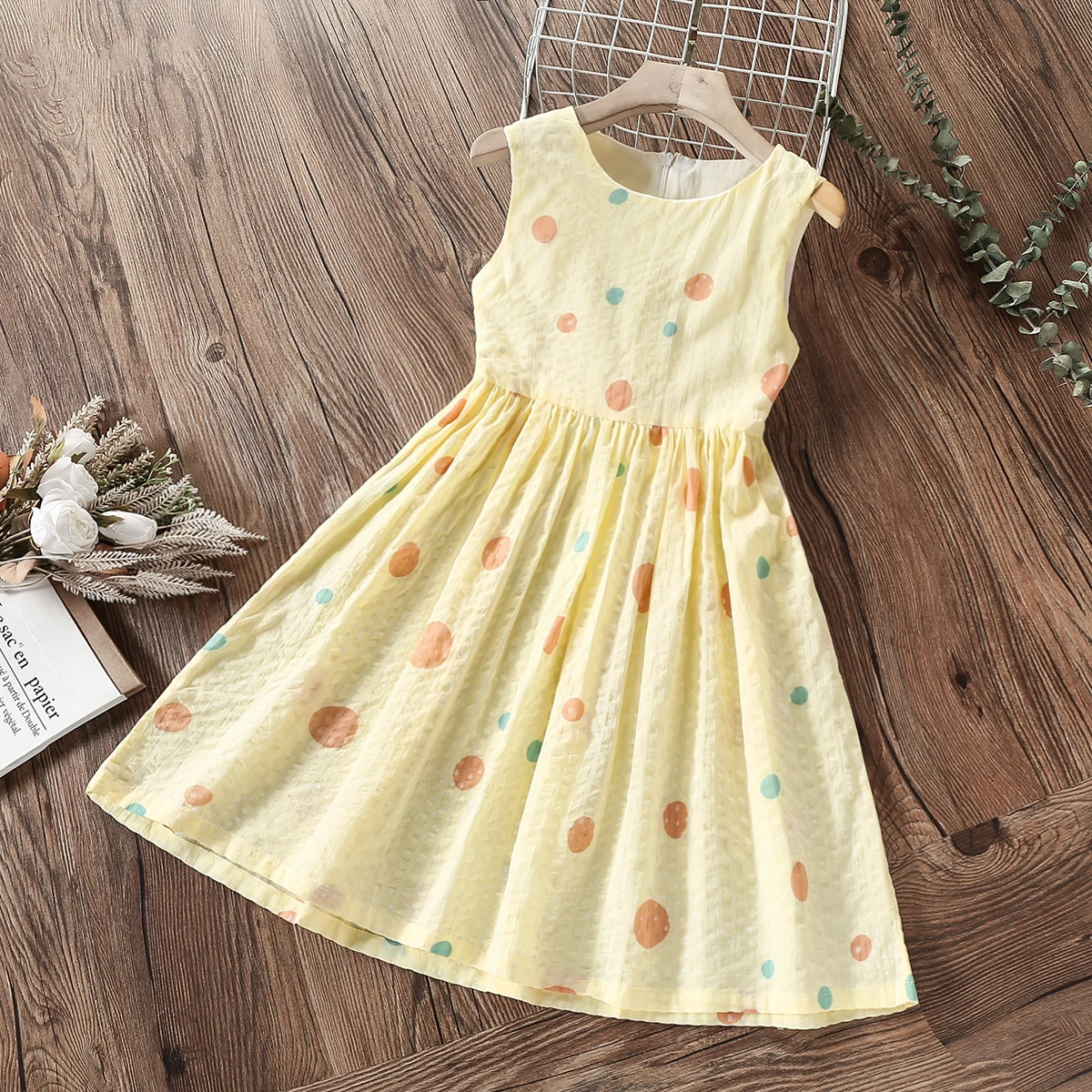 

Baby Kids Dresses for Girls Clothes Teenager School Uniform Summer Cotton Princess Party Outfits Children Dresses Cute Costumes