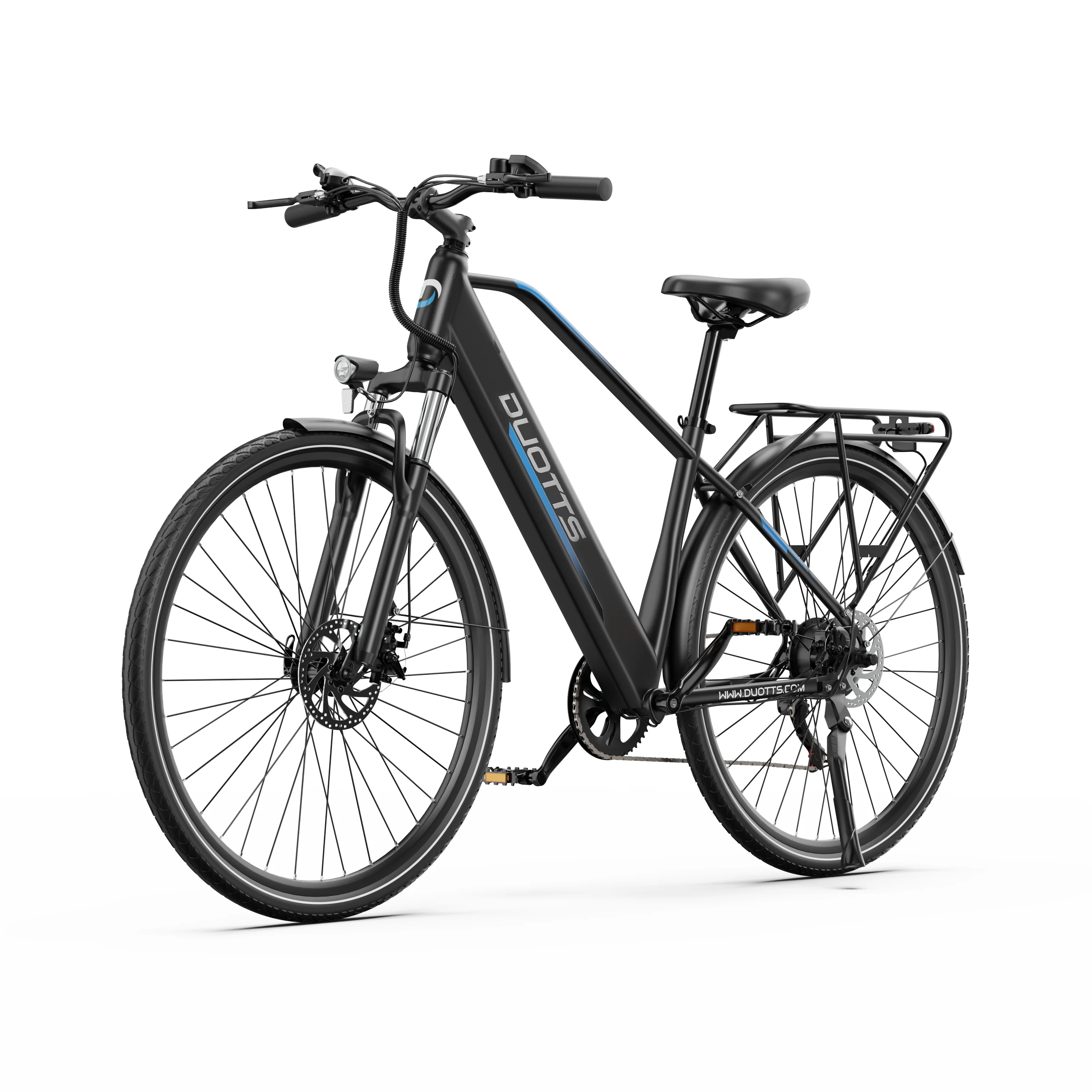 DOUTTS C29Lite Elektrische Fiets Borstelloze Motor 36V13AH Batterij 7-versnellingen Elektrische Fiets 27,5-inch Banden Stadsfiets E-bike