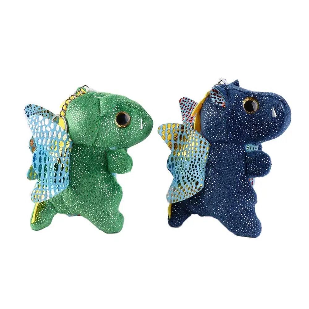 Porte-clés en peluche dragon en coton PP, pendentif dinosaure volant, kawaii, 12cm