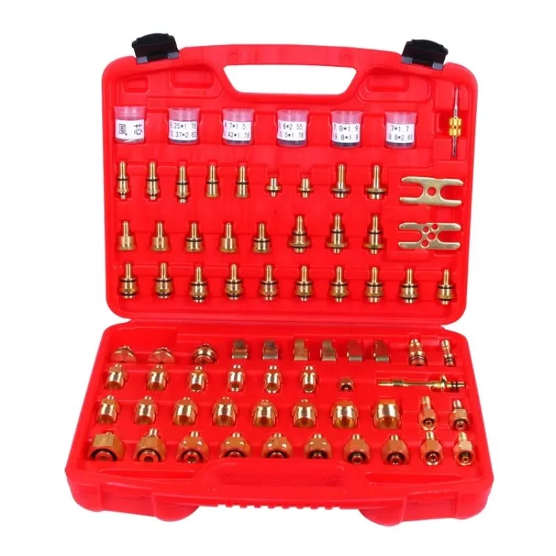 Factory Price Automotive AC System Leak Repair Tool Kit for Compressor Condenser Evaporator Plugging Fitting