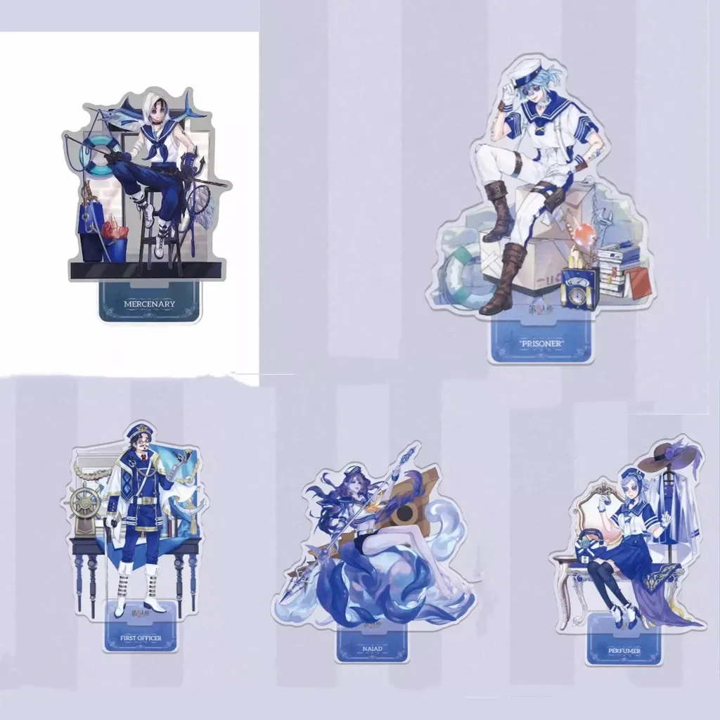 Game Identity V Acrylic Stand Doll Anime Naiad Perfumer Mercenary Prisoner Figure Model Plate Cosplay Toy for Gift