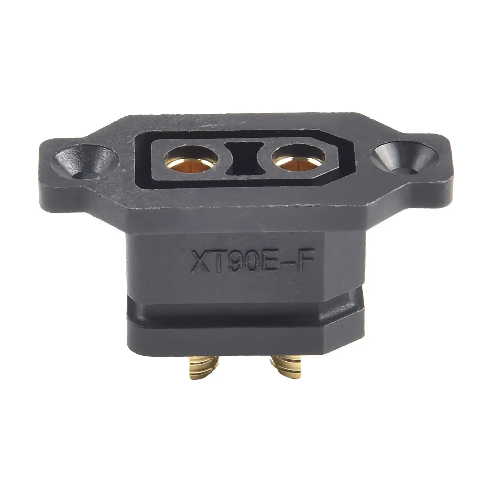 XT90E-F Lithium Battery Charging Port Plug DC 500V 30A Fixed Base Electric Vehicle Connector 42*25.3*19mm Electrical Equipment
