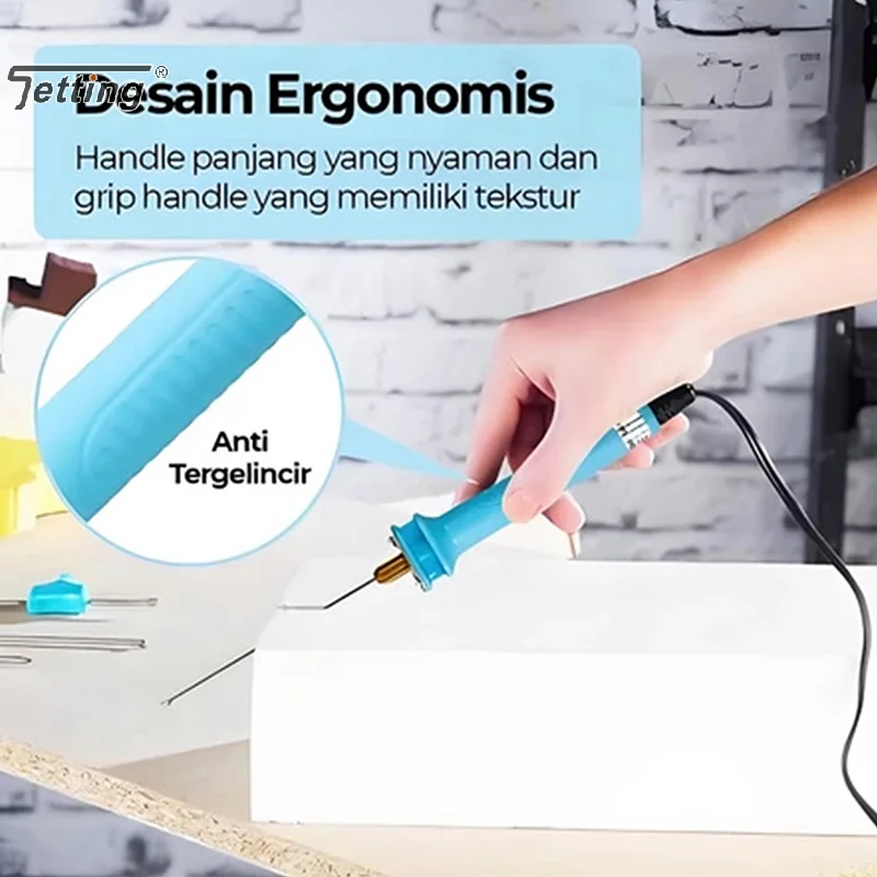 Electric Foam Cutter Polystyrene Portable Foam Cutter Pen Hot Wire Cutter Pen Fast Heating Cutting Tools Styrofoam Foam Cutting