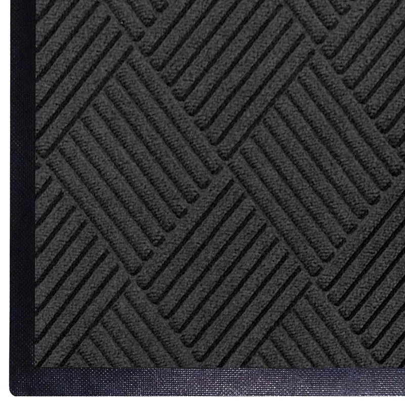 

Commercial-Grade Entrance Mat with Rubber Border – Indoor/Outdoor, Quick Drying, Stain Resistant Door Mat