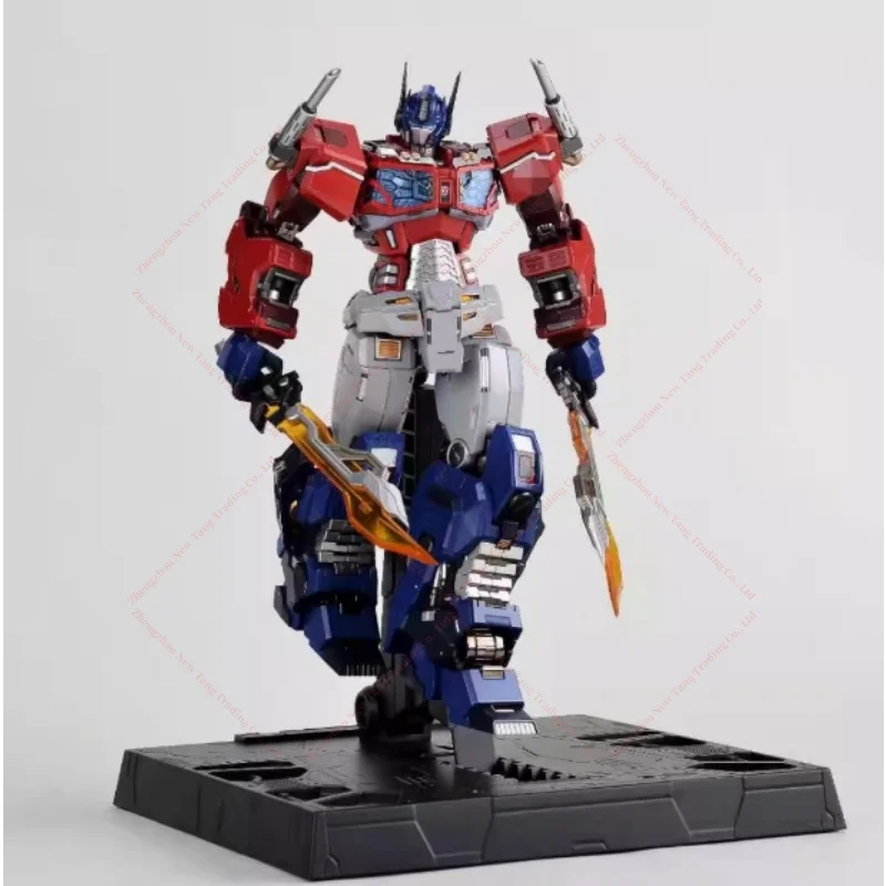 Ready Stock [shipping Within 48 Hours] MC Muscle Bear, Dark Optimus OP Pillar, Movable Transforming Toy Robot