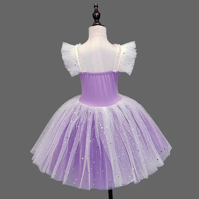 Children\'s Ballet Skirt, Girls\' Dance Skirt, Sequin Dress, Children\'s Dance Skirt, Collective Program Performance Clothing