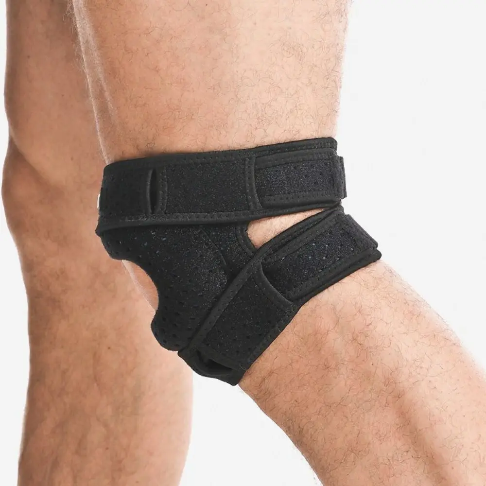 

Polyester Patellar Strap Double Straps Breathable Patellar Tendon Support Compression Support Adjustable Strap