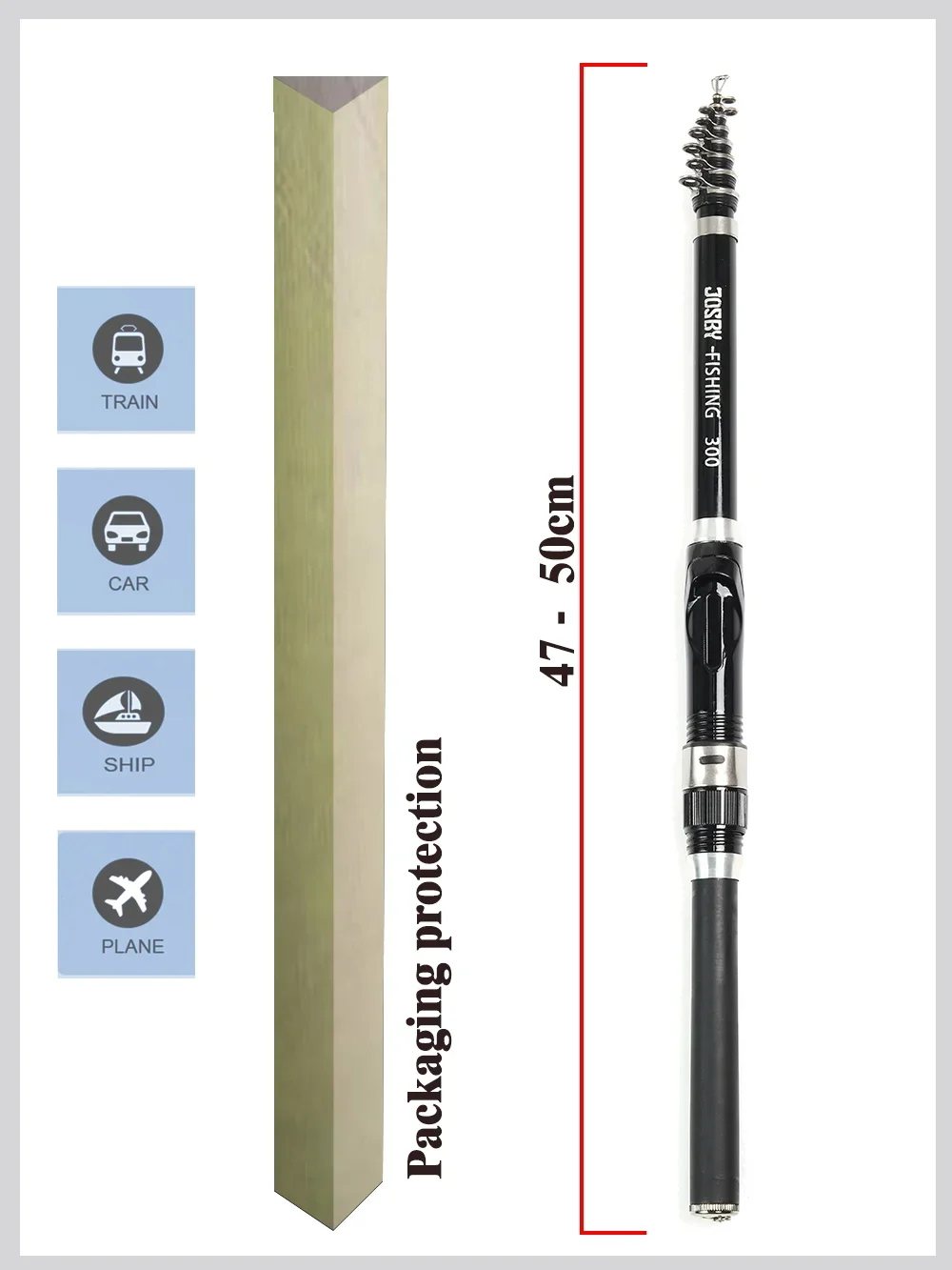 Ultra Durable Telescopic Rock Fishing Rod Spinning Carbon Fiber Pesca Carp Feeder Pole 1.5-3.0M Portable Travel Mini Fish Tackle