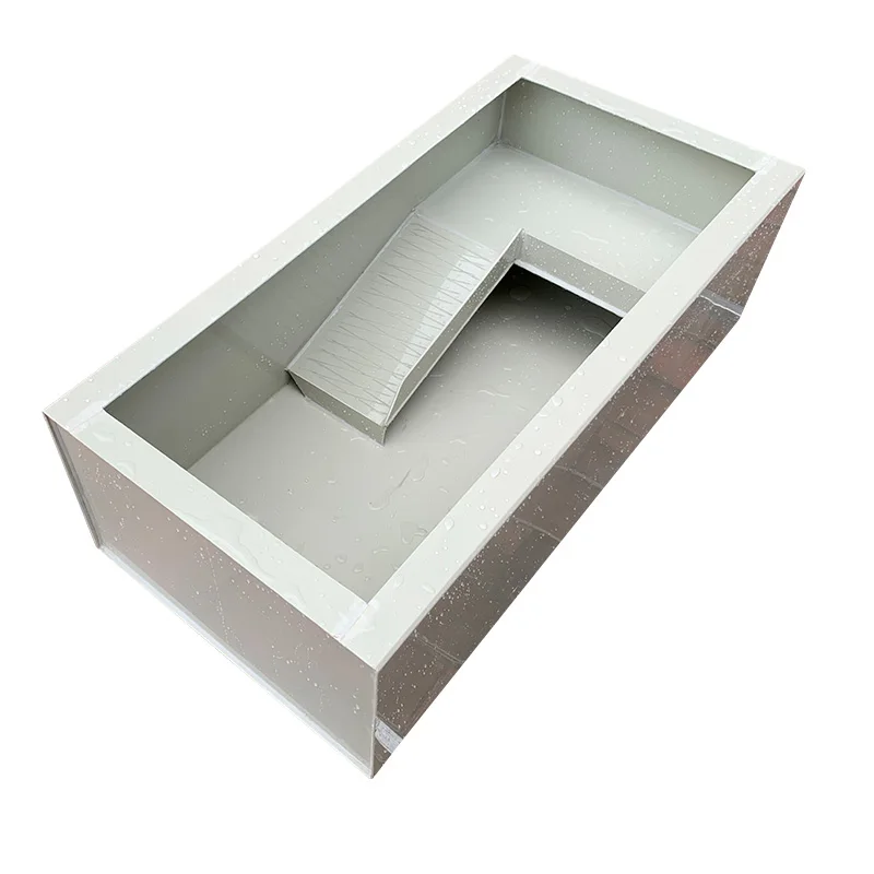 

Small and medium-sized turtle tank turtle pond turtle box balcony villa pp plastic water tortoise breeding box with drainage spe