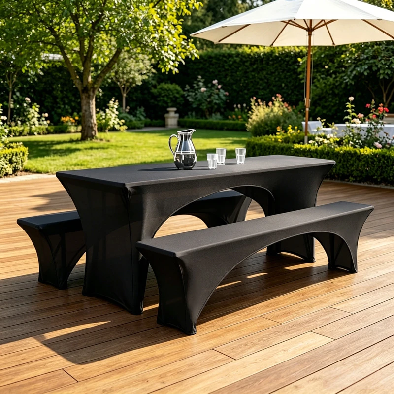 3 Pieces Solid Color Table Cov - Home Textiles Today News 评论和价格