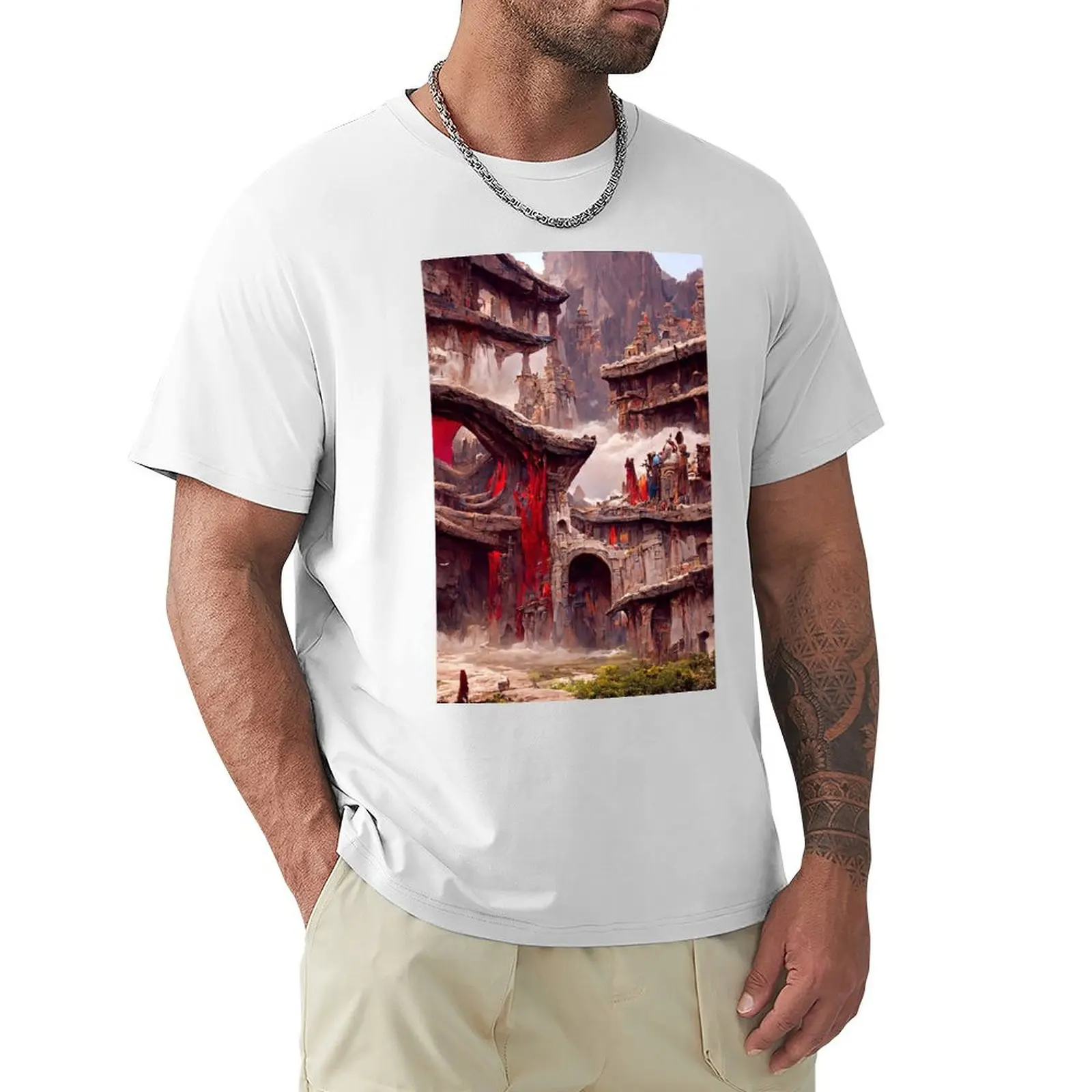 

The Forgotten Civilization T-shirt new edition tees oversized t shirt men