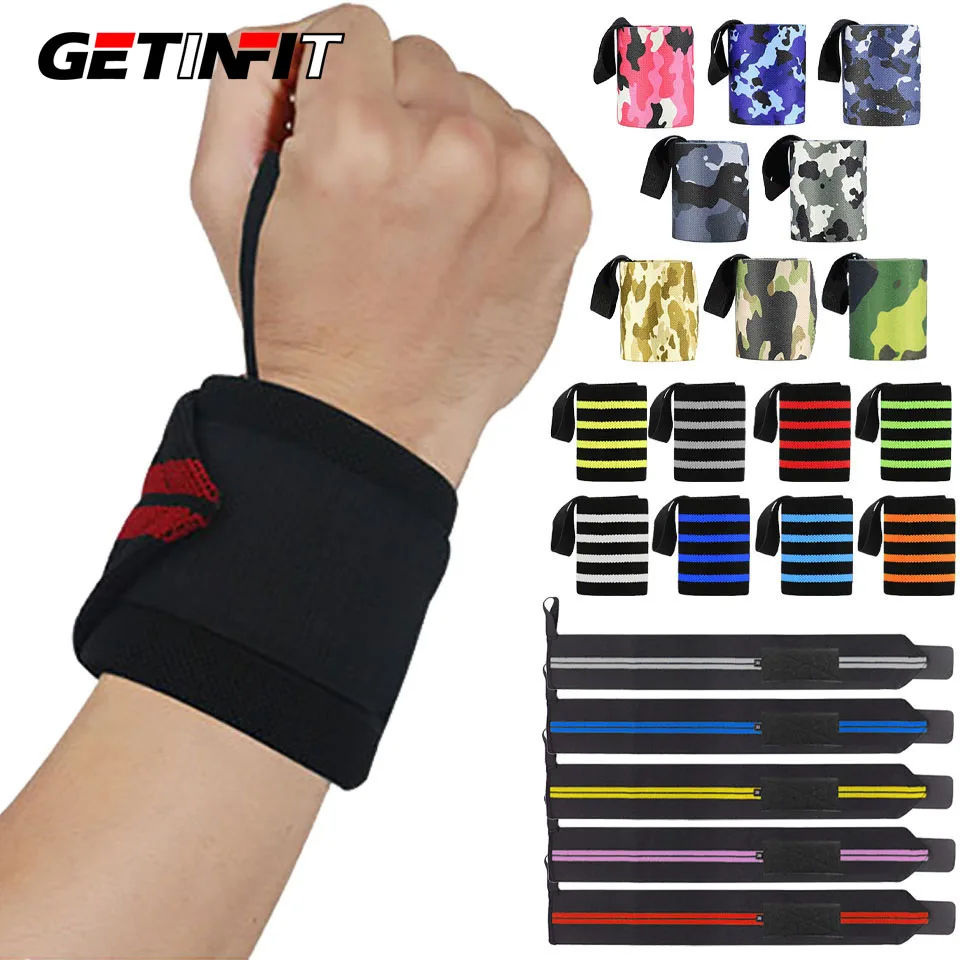 

1Pair Wristband Wrist Support Brace Strap Wrap Crossfit Powerlifting Wrist Brace Gym Training Wrist Support Strap Weight Lifting