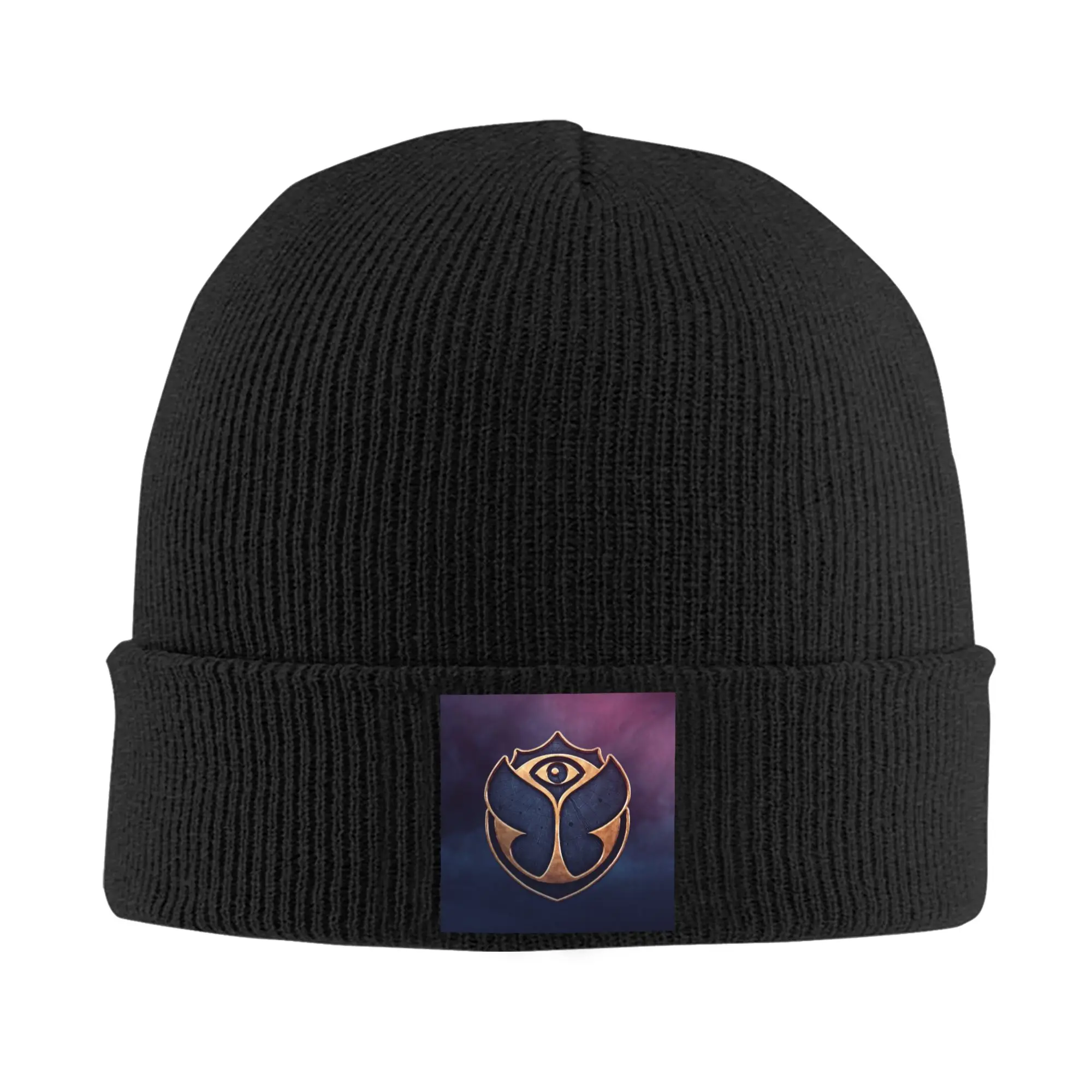Custom Tomorrowland Electronic Bonnet Hats  Cool Knitting Hat For Men Women Warm Winter  Skullies Beanies Caps