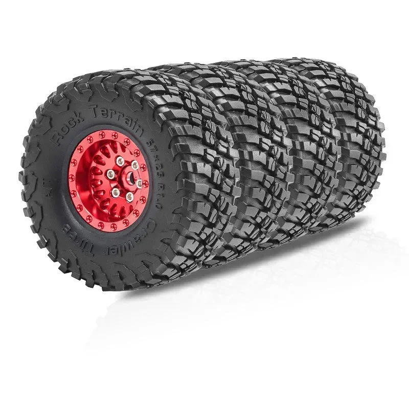 

1/18 1/24 Trx4M Liema 1.0inch Tire Hub Climbing Car Aluminum Alloy Hub Scx24 Fms (Bai Luchi + Water Drop Hub)