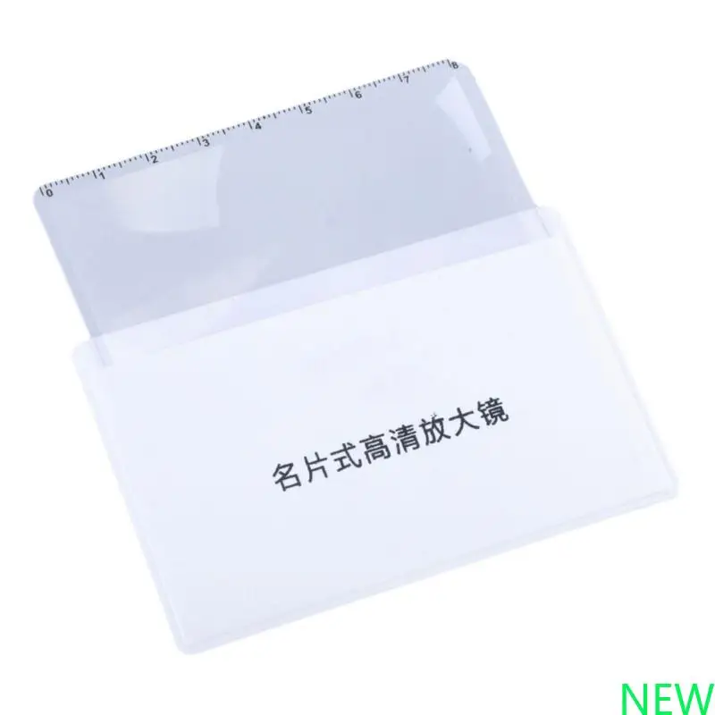 

5pcs Magnifier 3x Lens Lens Lens Lens Fare Bocket Boglet Size для чтения