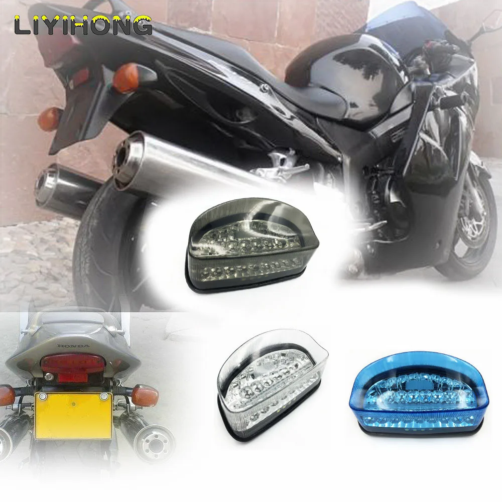 For HONDA CBR1100XX HORNET 250 1997 1998 HORNET 600 1998-2003 Motorcycle LED Rear Turn Signal Tail Stop Light Lamps Integrated