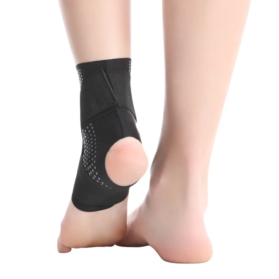 AOLIKES 1PCS Ankle Brace Adjustable Compression Ankle Support for Sprained Ankles Strong Support and Breathable Ankle Support