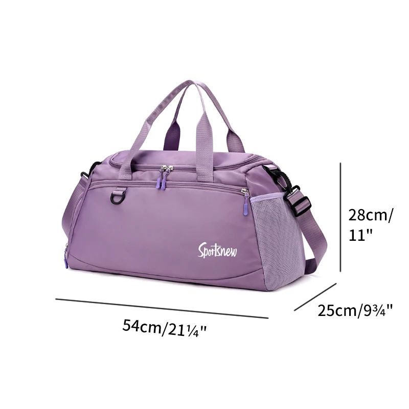 Large Capacity Fitness Bag Handbag, Yoga Bag, Dry And Wet Separation Portable gym bag Sport Bag Sports Bag