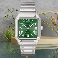 2025 nuevo Reloj Specht & Sohne de alta calidad 34MM relojes mecánicos automáticos para Hombre Color verde zafiro Reloj de acero inoxidable para Hombre