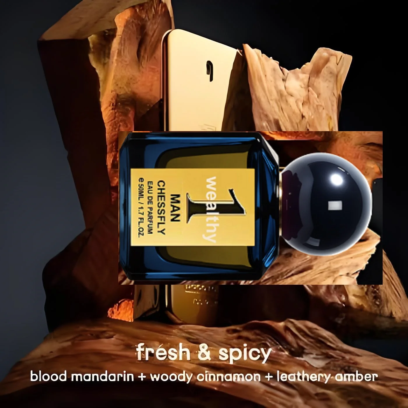 

CHESSFLY 1, ЗУЧНАЯ МИЛОН, EAU DE PARFUM ДЛЯ МУЖЧИН, 1,7 FL.OZ, ДЛИННАЯ ВРЕМЯ
