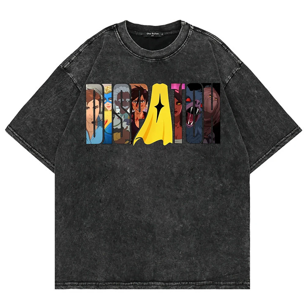 

Футболка унисекс из 100% хлопка в винтажном стиле с эффектом потертости, модная, свободного кроя, с принтом Robert Robertson Beef Dog Mecha Man, с эффектом кислотной стирки