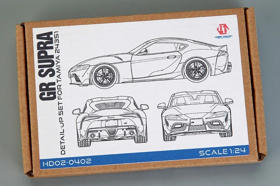 HobbyDesign 1:24 GR Supra Etching Sheet HD02-0402 Car Assembly Toy Accessory Model