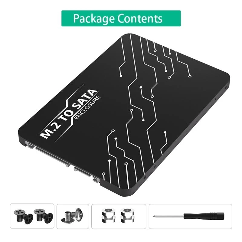 

L4MD NGFFs SSDs to 2.5" SATAs SSDs Drive, NGFFs SSDs to 2.5" SATA3.0 Adapters