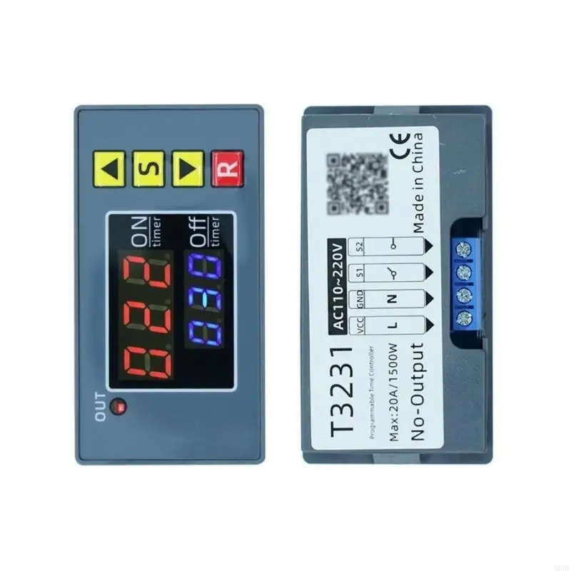 Dobule Screen Time Delay Module for Industrial and Home Automation Needs M68E