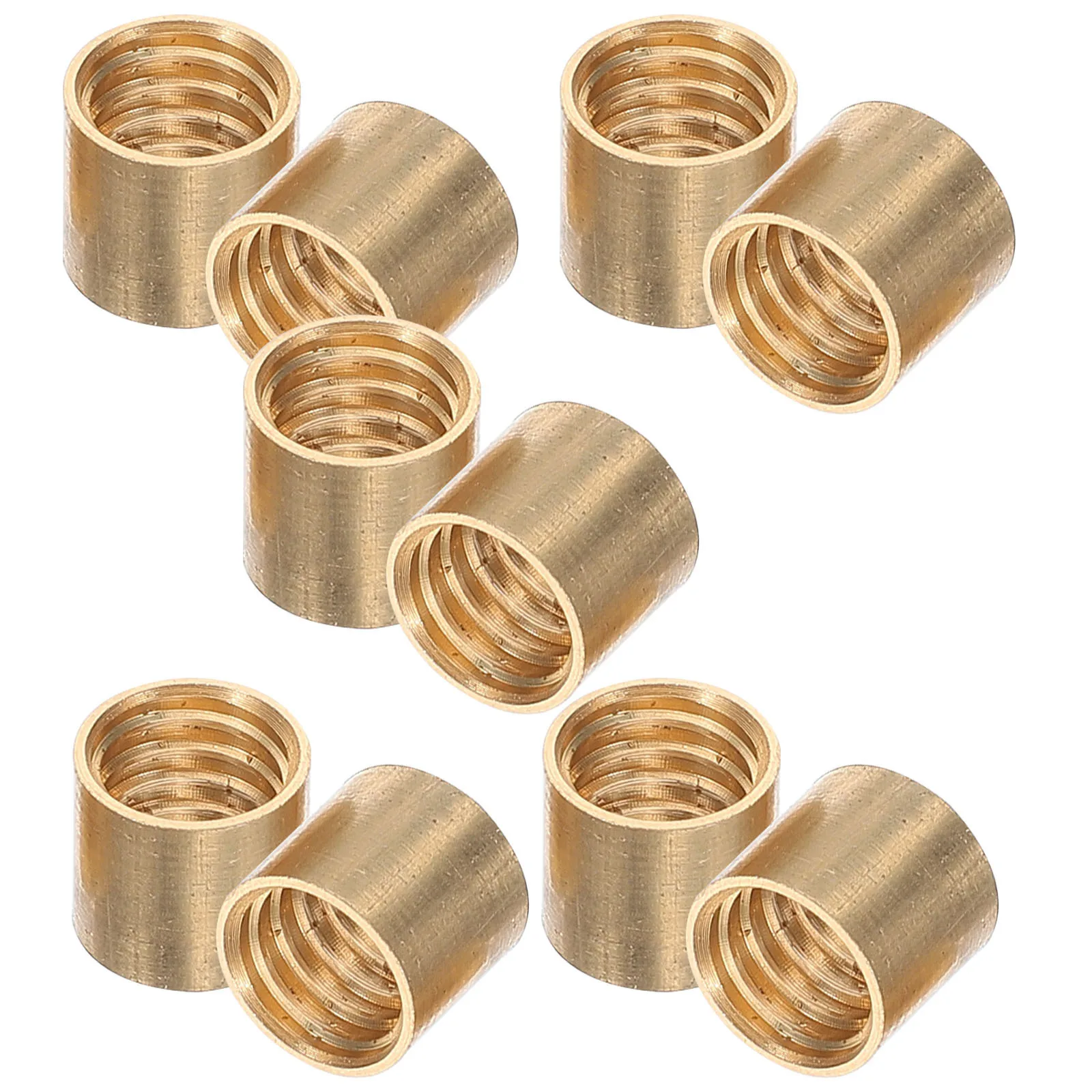 

10Pcs Smooth Touch Billiard Cue Ferrules Sturdy Design Pool Supplies Portable Essential Billiard Pool Table Billiards Cue Parts