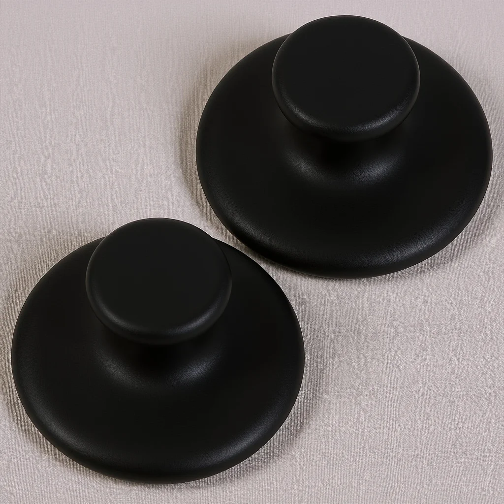 

2pcs Massage Stone Smooth Mushroom Shape For Full Body Pain Relief Scraping Tissue Therapy Massager