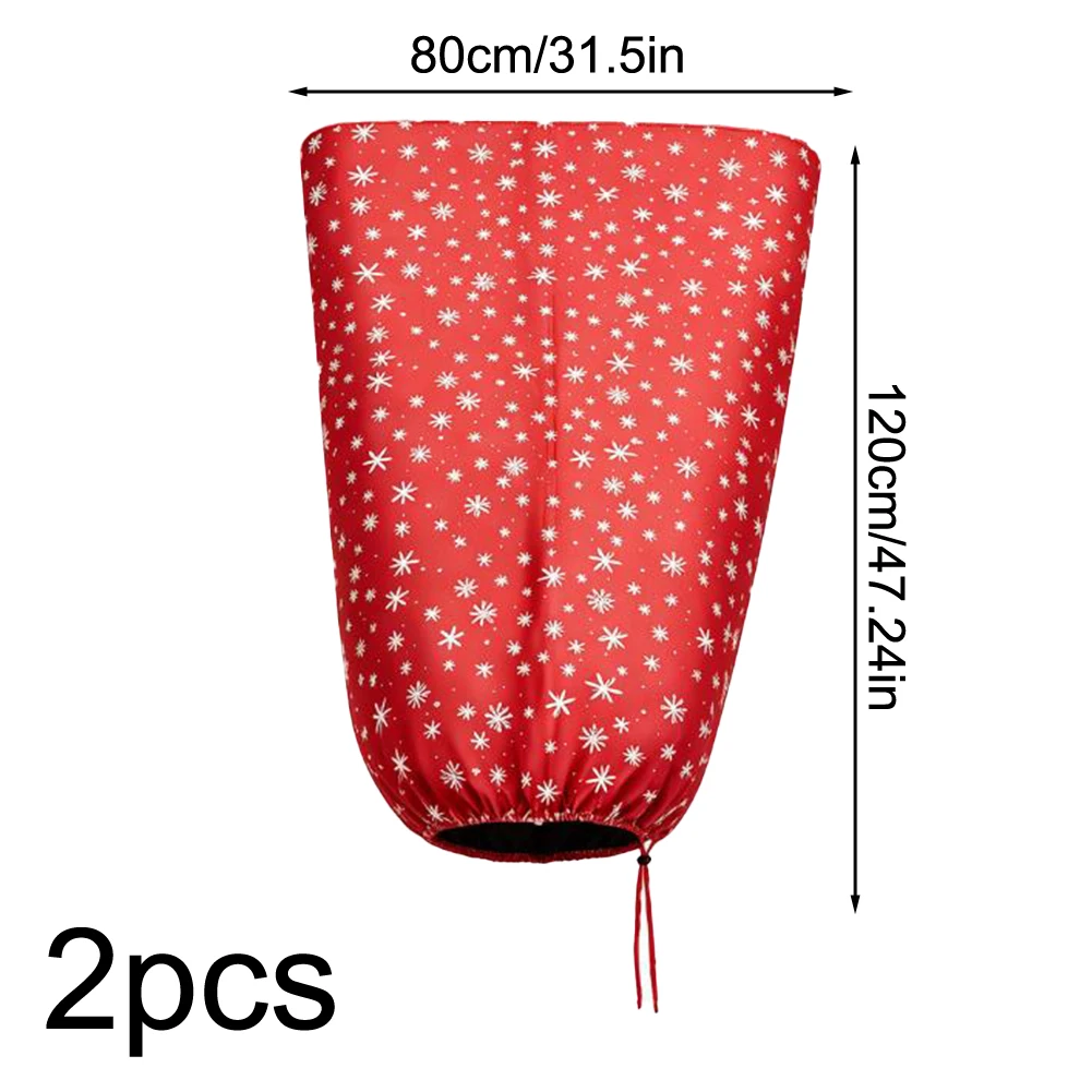 2pcs Plant Covers Freeze-Protection Windproof Covers Frost Christmas Snowflake Shrubs Cover Breathable Insulation Cover