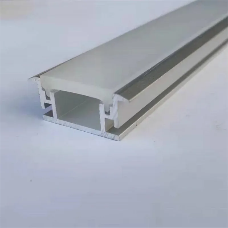 1.5m/pcs tiles ground aluminum profile floor/Step/stairs lighting,IP 65 in-Ground Floor LED recessed Profile with thick PC cover