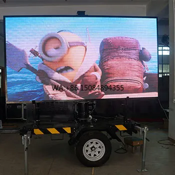 

High Brightness 6000cd Truck Van Vehicle Stage Display Screen P4.8 P3.91 Mobile Equipment Led Billboard Sign for Advertising