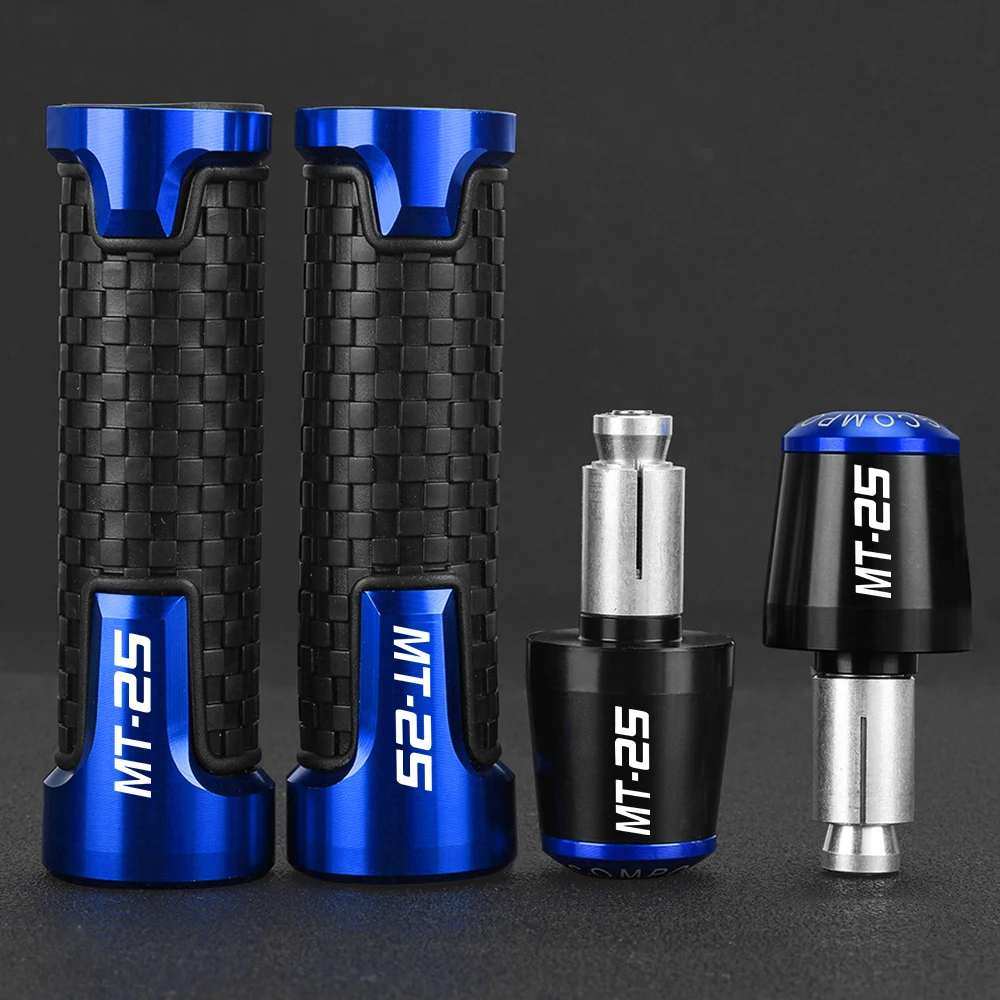 

FOR YAMAHA MT25 MT 25 MT25 2005-2006 2007 2008 2009 2010 2011 2012 2013 2014 7/8'' 22MM Handle Bar Cap End Plugs Handlebar Grips