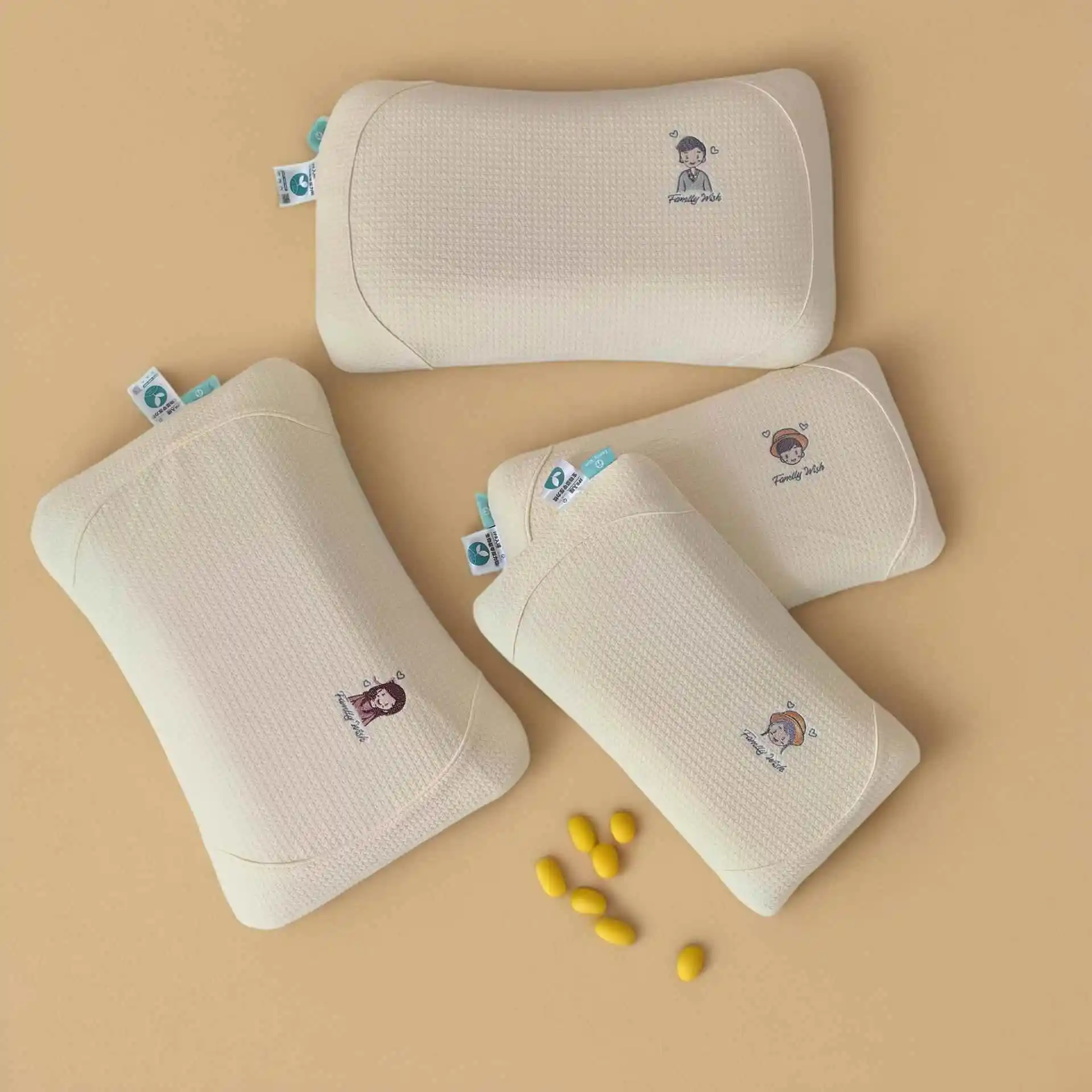 

Zero-Pressure Bio-Based Slow Rebound Memory Pillow Neck Support Beauty Pillow Breathable Office Use Soft Hard Two-Use