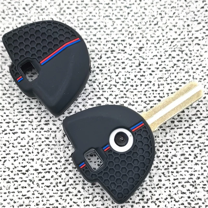 For BMW F800GS C400X S1000rr R1200GS G310gs 2026 Silicone Key Case Key Cover Fob Skin Holder Shell Motorcycle Keychain Styling