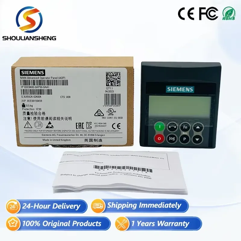 New SIEM 6SE6400-0AP00-0AA1 PLC PAC Dedicated Controller for Industrial Control and PLC Programming